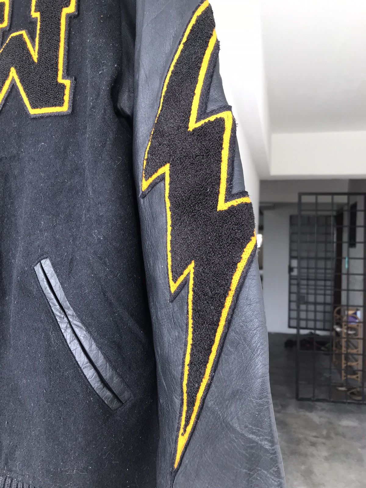 20471120 × Beauty Beast × WHIZ LIMITED AW05 Lightning Varsity Jacket from Whiz Limited Size US L / EU 52-54 / 3 - 11 Thumbnail