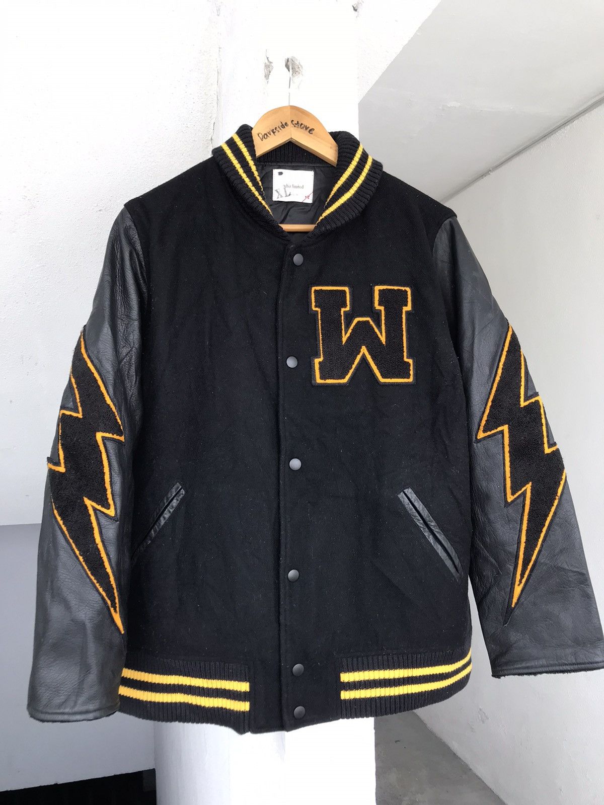 20471120 × Beauty Beast × WHIZ LIMITED AW05 Lightning Varsity Jacket from Whiz Limited Size US L / EU 52-54 / 3 - 5 Thumbnail