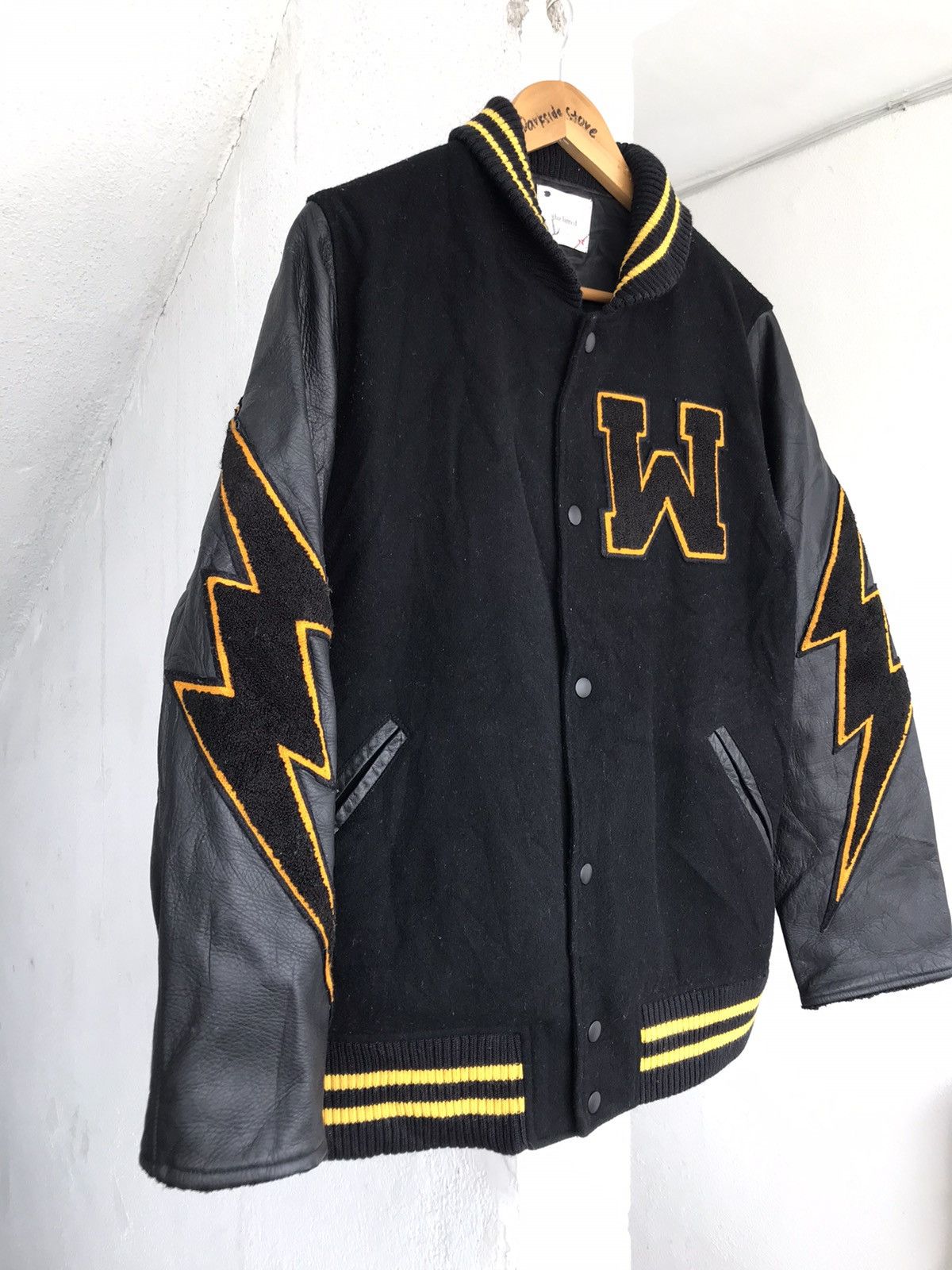 20471120 × Beauty Beast × WHIZ LIMITED AW05 Lightning Varsity Jacket from Whiz Limited Size US L / EU 52-54 / 3 - 6 Thumbnail