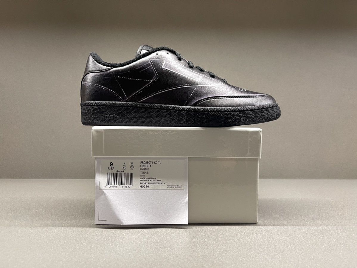 Maison Margiela × Reebok Reebok Club C Maison Margiela Black Size US 9 / EU 42 - 2 Thumbnail