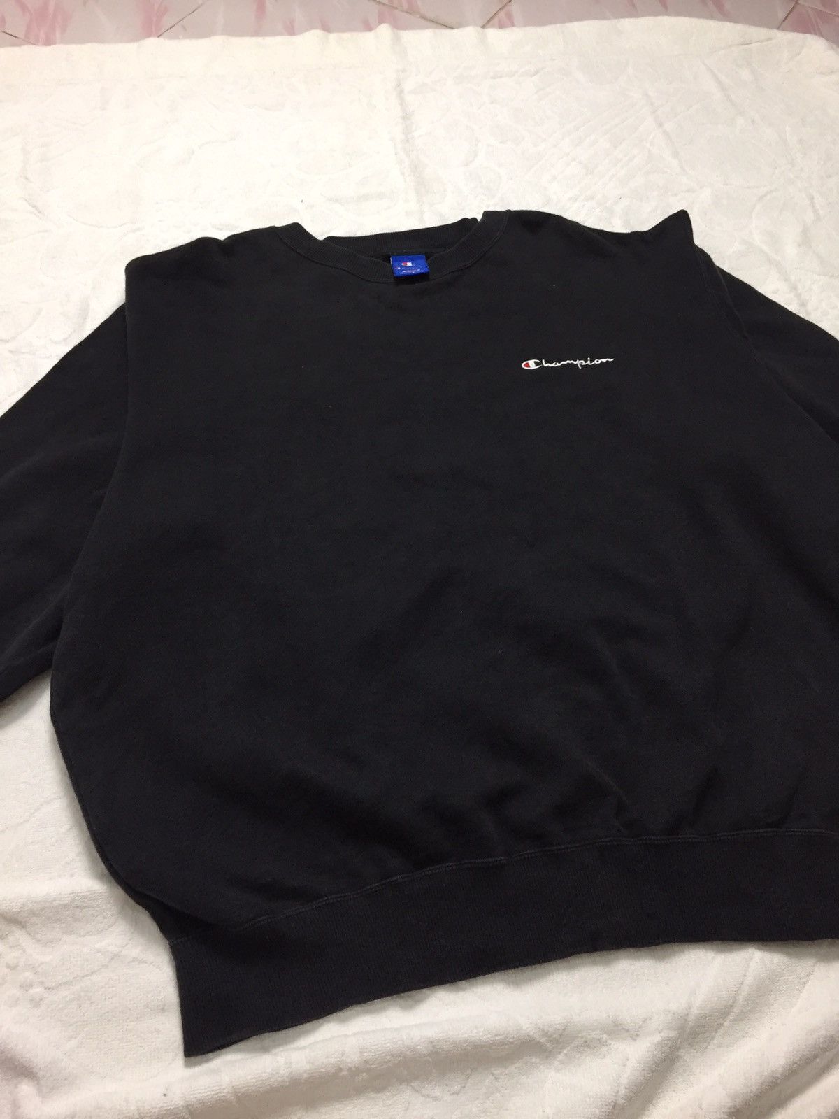 Champion × Vintage Vintage Champion Small Logo Sweatshirt Size US XL / EU 56 / 4 - 4 Thumbnail