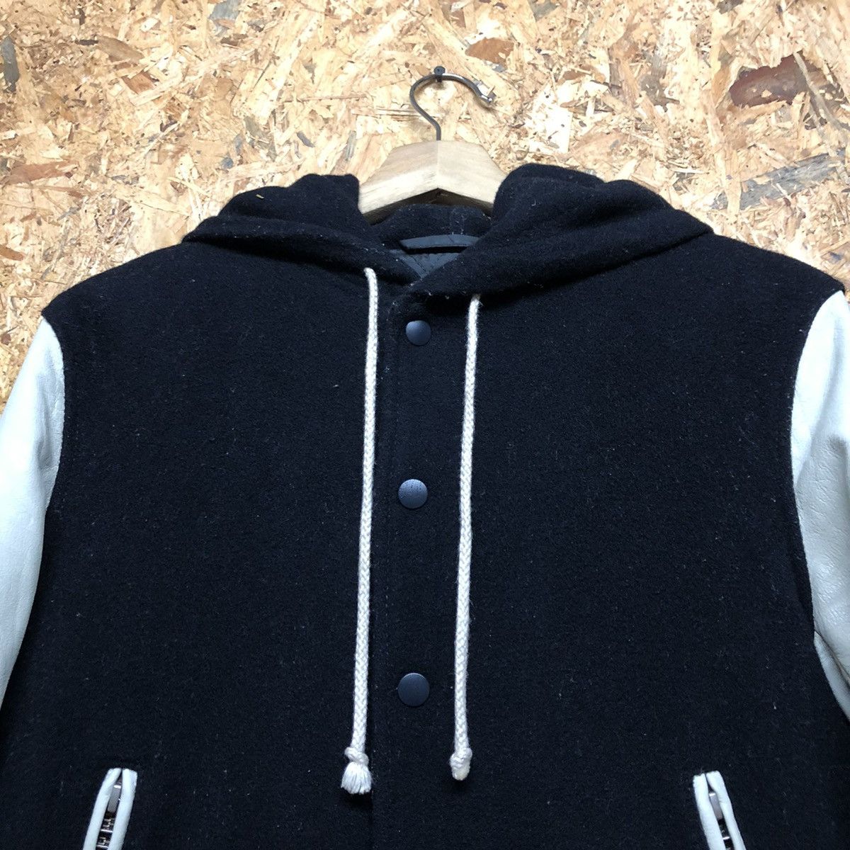 SHIPS × Ships Jet Blue SHIPS JET BLUE WOOL LEATHER VARSITY JACKET | Grailed