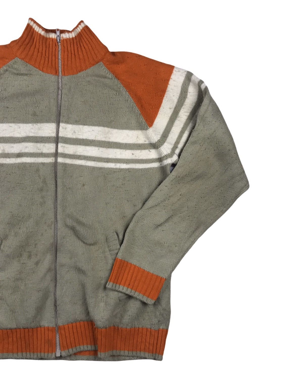 Japanese Brand × Vintage Vintage Generate Zip Up Crewneck Knitwear Size US L / EU 52-54 / 3 - 2 Thumbnail