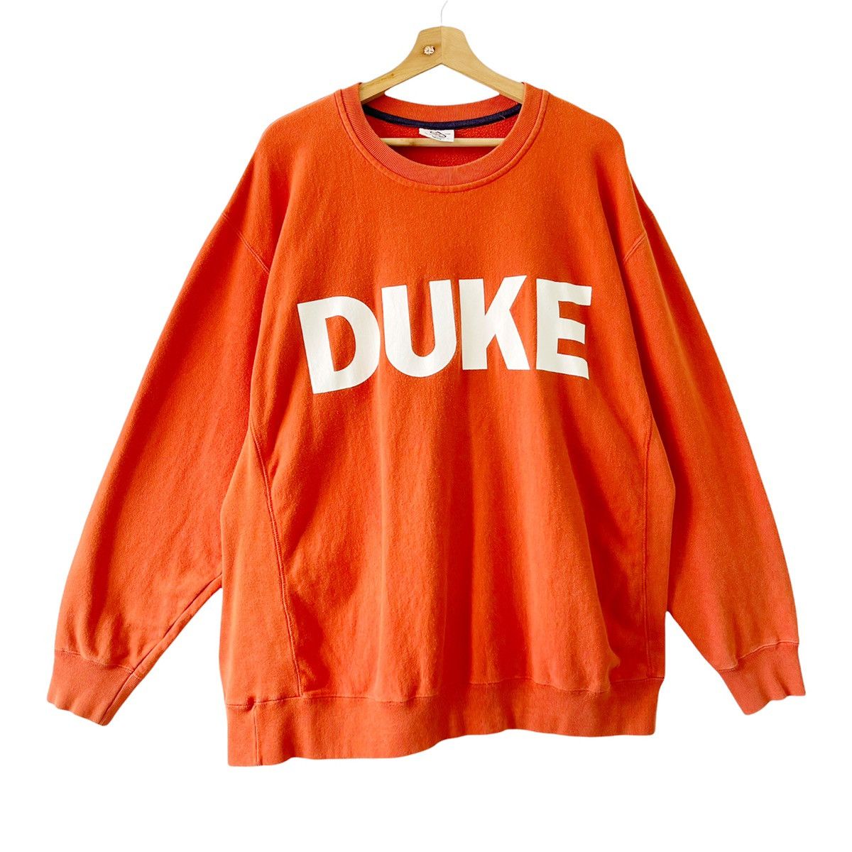 Vintage Duke University Spellout Logo Crewneck Sweatshirt Size XL Size US XL / EU 56 / 4 - 1 Thumbnail