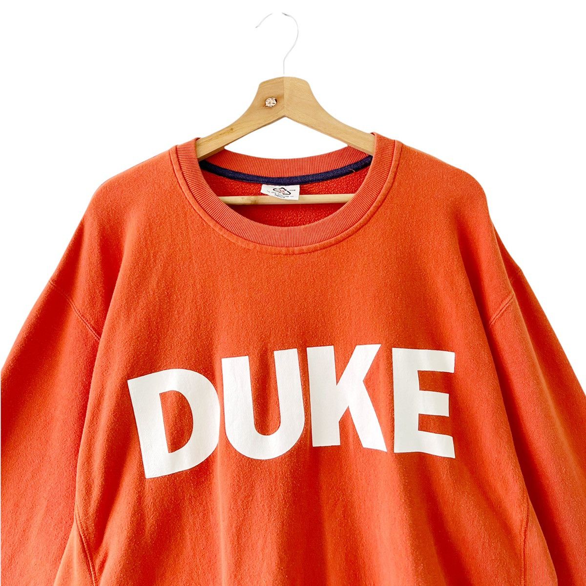 Vintage Duke University Spellout Logo Crewneck Sweatshirt Size XL Size US XL / EU 56 / 4 - 4 Thumbnail