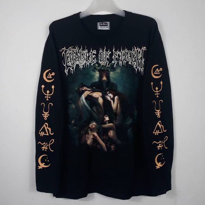 Vintage CRADLE OF FILTH Long Sleeve T-Shirt Extreme Metal Gothic | Grailed