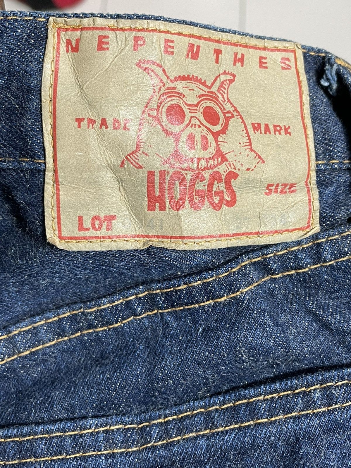 Japanese Brand × Nepenthes × Vintage Hoggs Nepenthes Selvaged Jeans Size US 27 - 3 Thumbnail