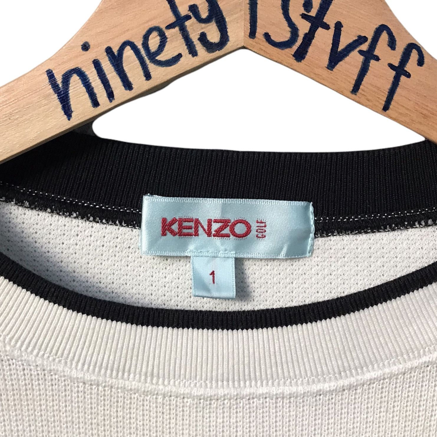 Kenzo Vintage Kenzo Embroidered Spell Sweatshirt Size US S / EU 44-46 / 1 - 4 Thumbnail