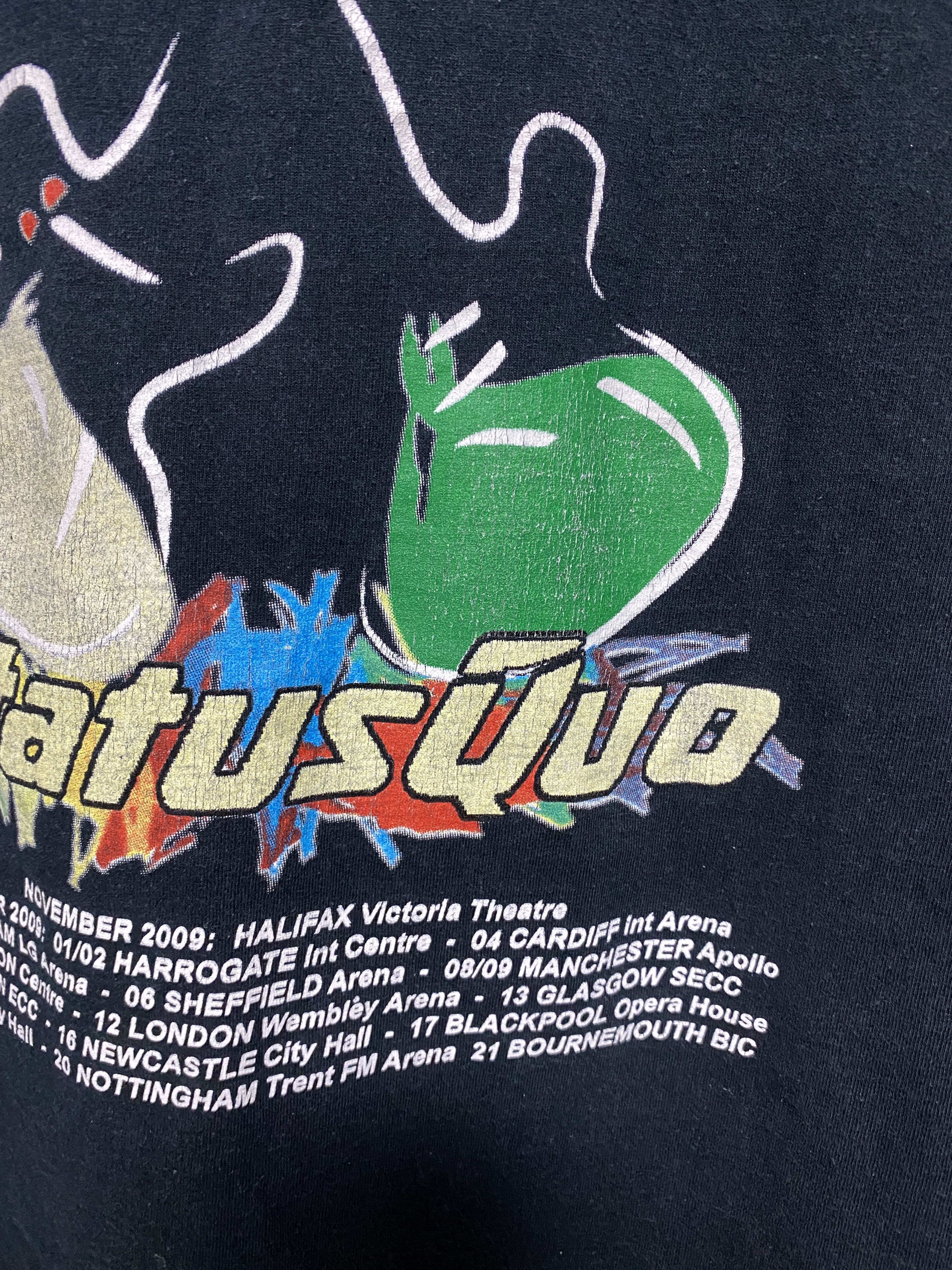 Band Tees Vintage 2009 Status Quo Tour Rock Band T-shirt Size US XL / EU 56 / 4 - 15 Thumbnail