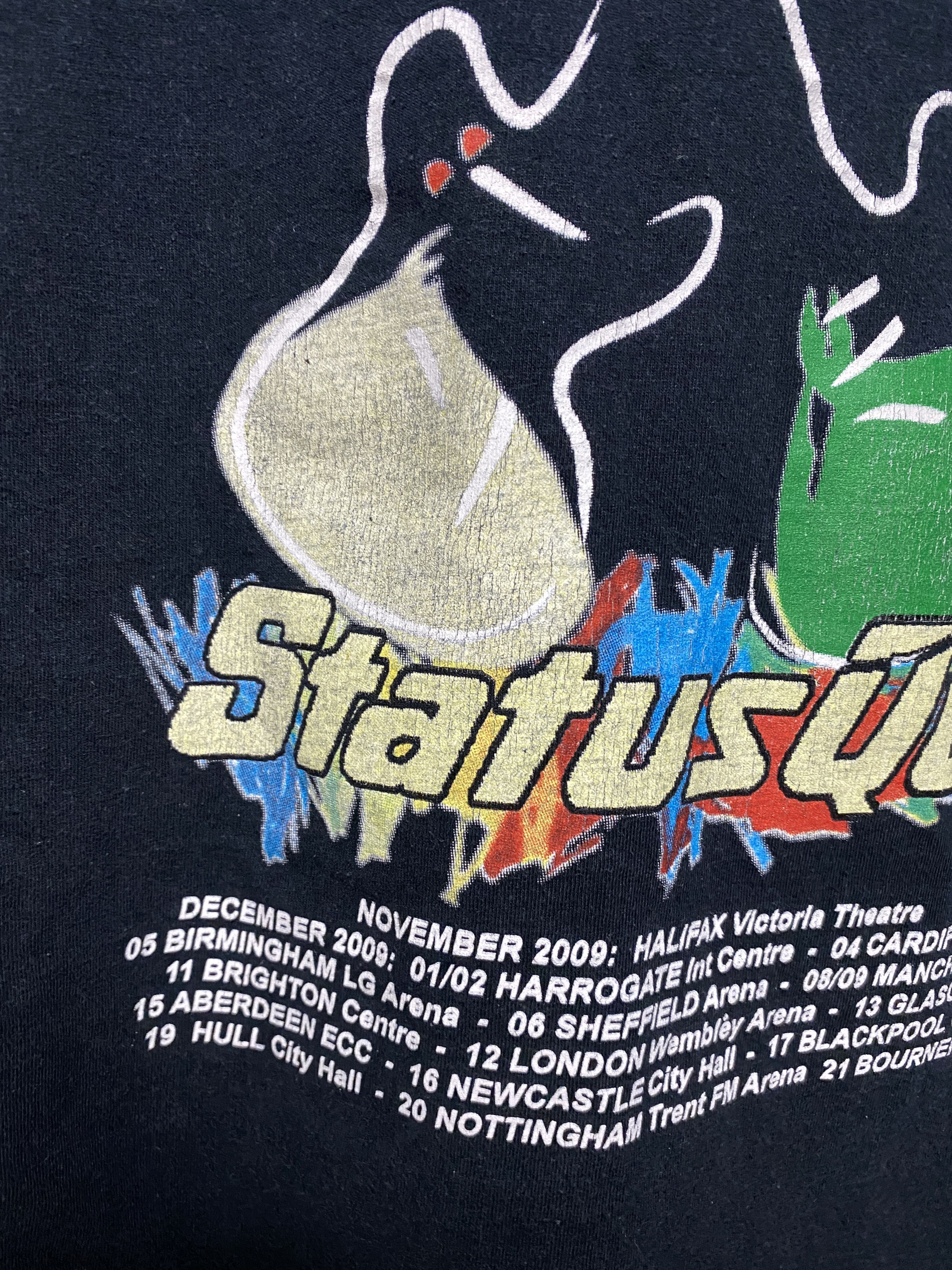 Band Tees Vintage 2009 Status Quo Tour Rock Band T-shirt Size US XL / EU 56 / 4 - 14 Thumbnail