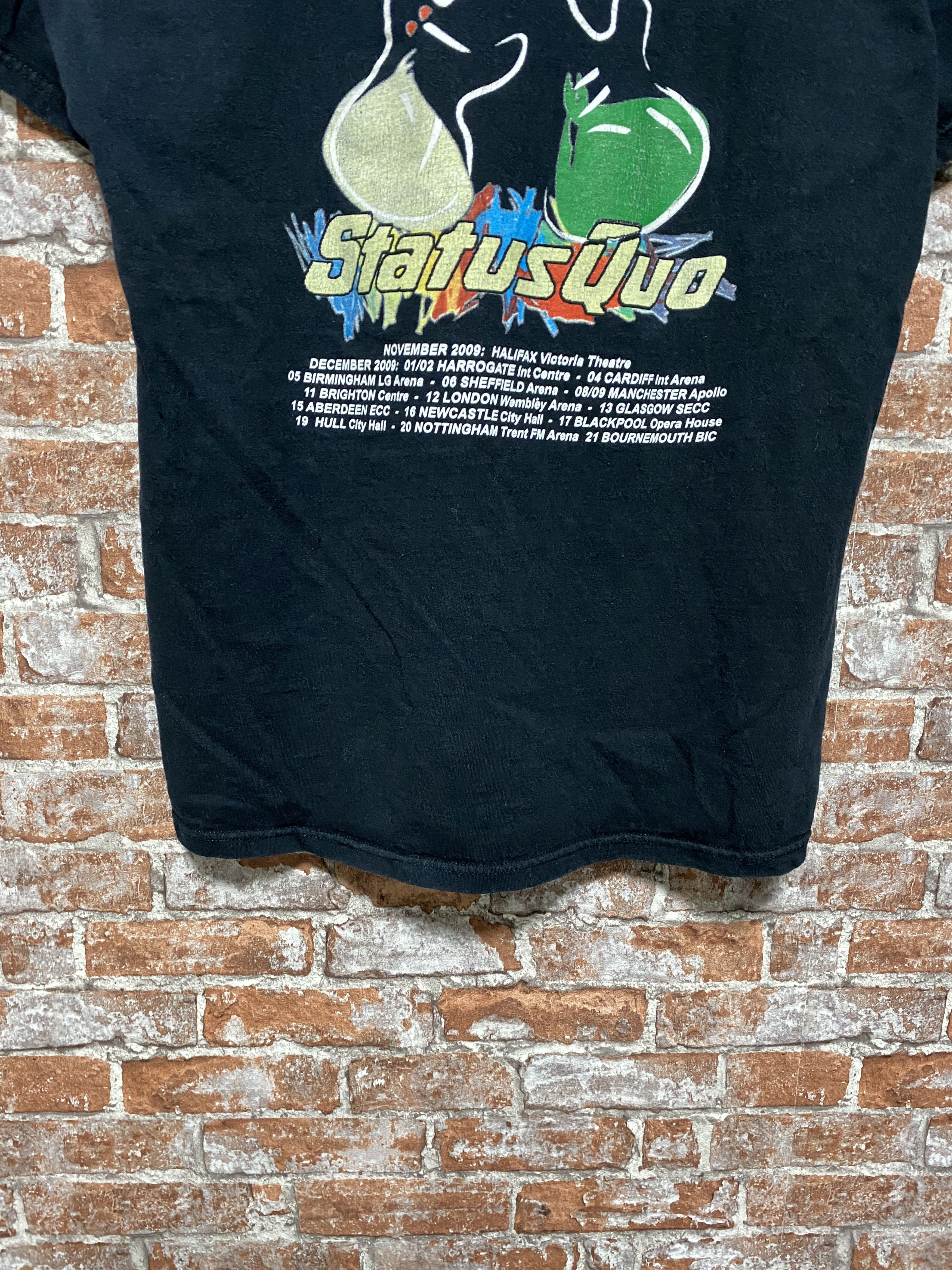 Band Tees Vintage 2009 Status Quo Tour Rock Band T-shirt Size US XL / EU 56 / 4 - 16 Thumbnail