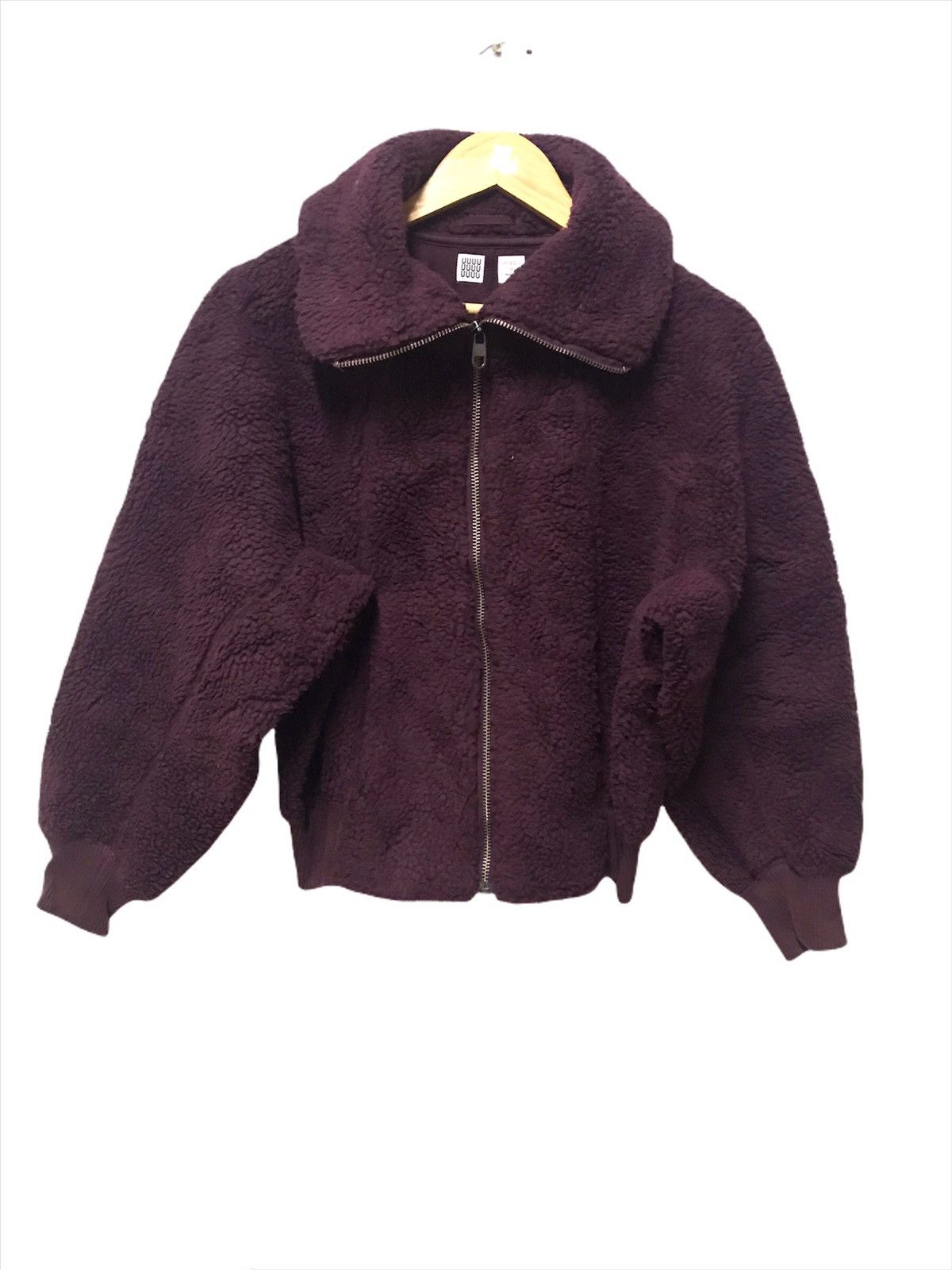 Achive.!! Lemaire Uniqlo Baggy Fleece Zipper Japanese Brands