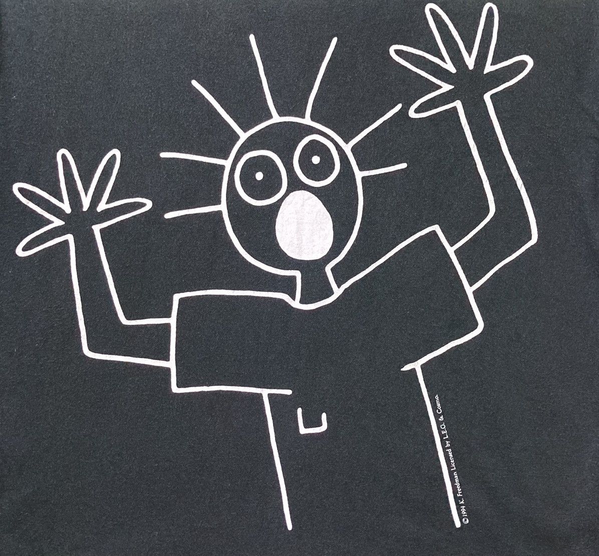 Levi's × Levi's Vintage Clothing × Vintage Vintage Levis Scared Guy Tee Size US M / EU 48-50 / 2 - 2 Thumbnail