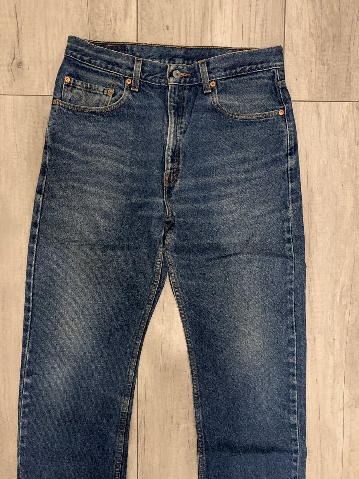 Levi's × Levi's Vintage Clothing × Vintage Vintage Levi’s 505 Blue Released Hem Distressed 501 Size US 32 / EU 48 - 3 Thumbnail