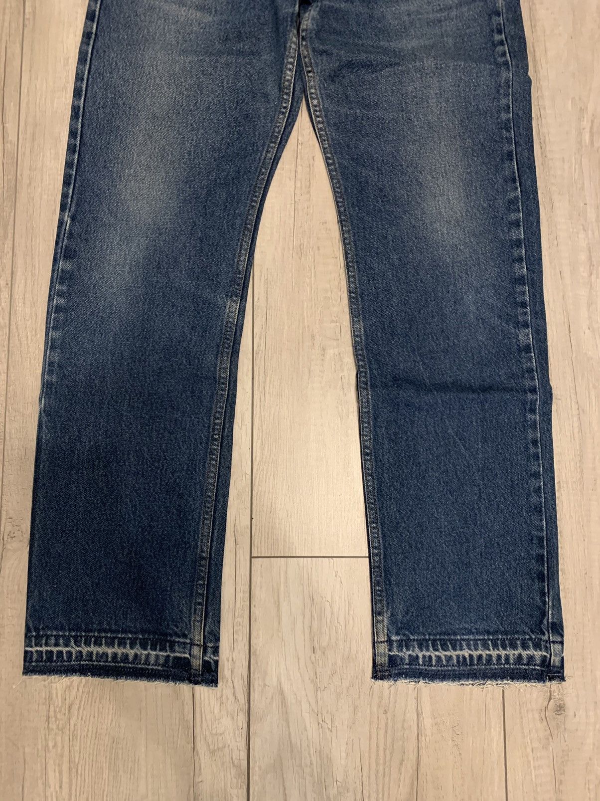 Levi's × Levi's Vintage Clothing × Vintage Vintage Levi’s 505 Blue Released Hem Distressed 501 Size US 32 / EU 48 - 2 Thumbnail