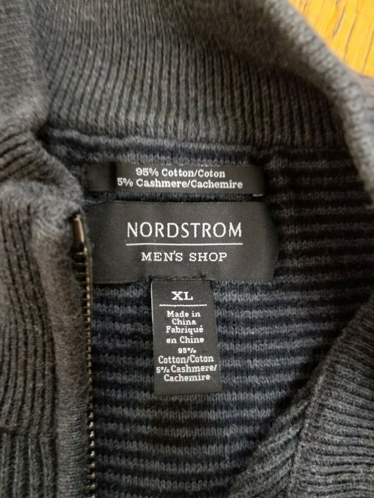Nordstrom Nordstrom mens shop full zip sweater Size US XL / EU 56 / 4 - 4 Thumbnail