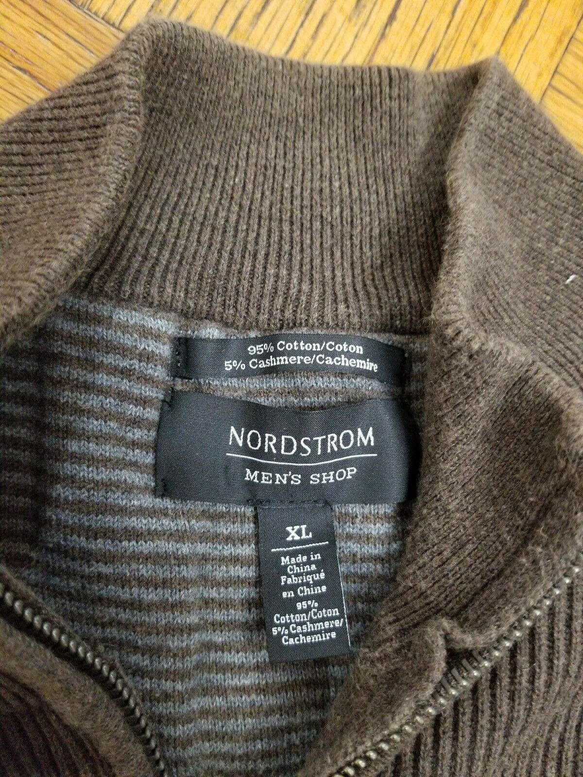 Nordstrom Nordstrom mens shop full zip sweater Size US XL / EU 56 / 4 - 4 Thumbnail