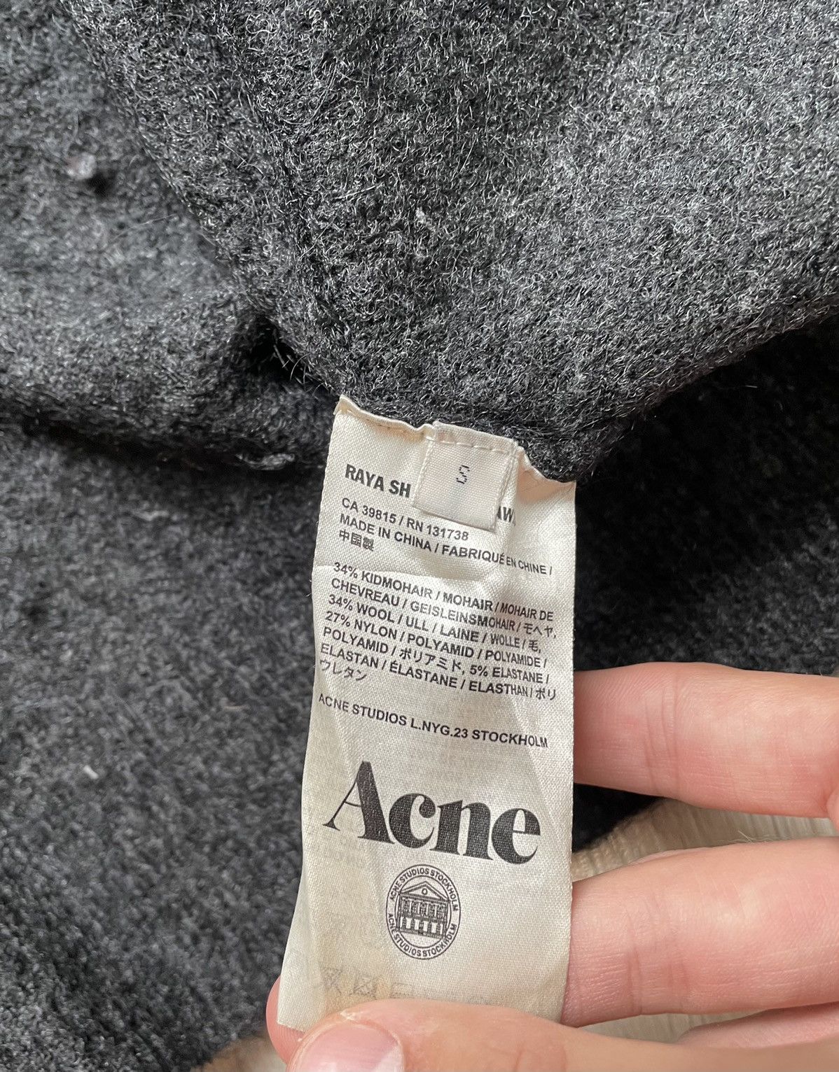 Acne Studios Acne Studios Raya Sh Mohair Cardigan Size US S / EU 44-46 / 1 - 5 Thumbnail