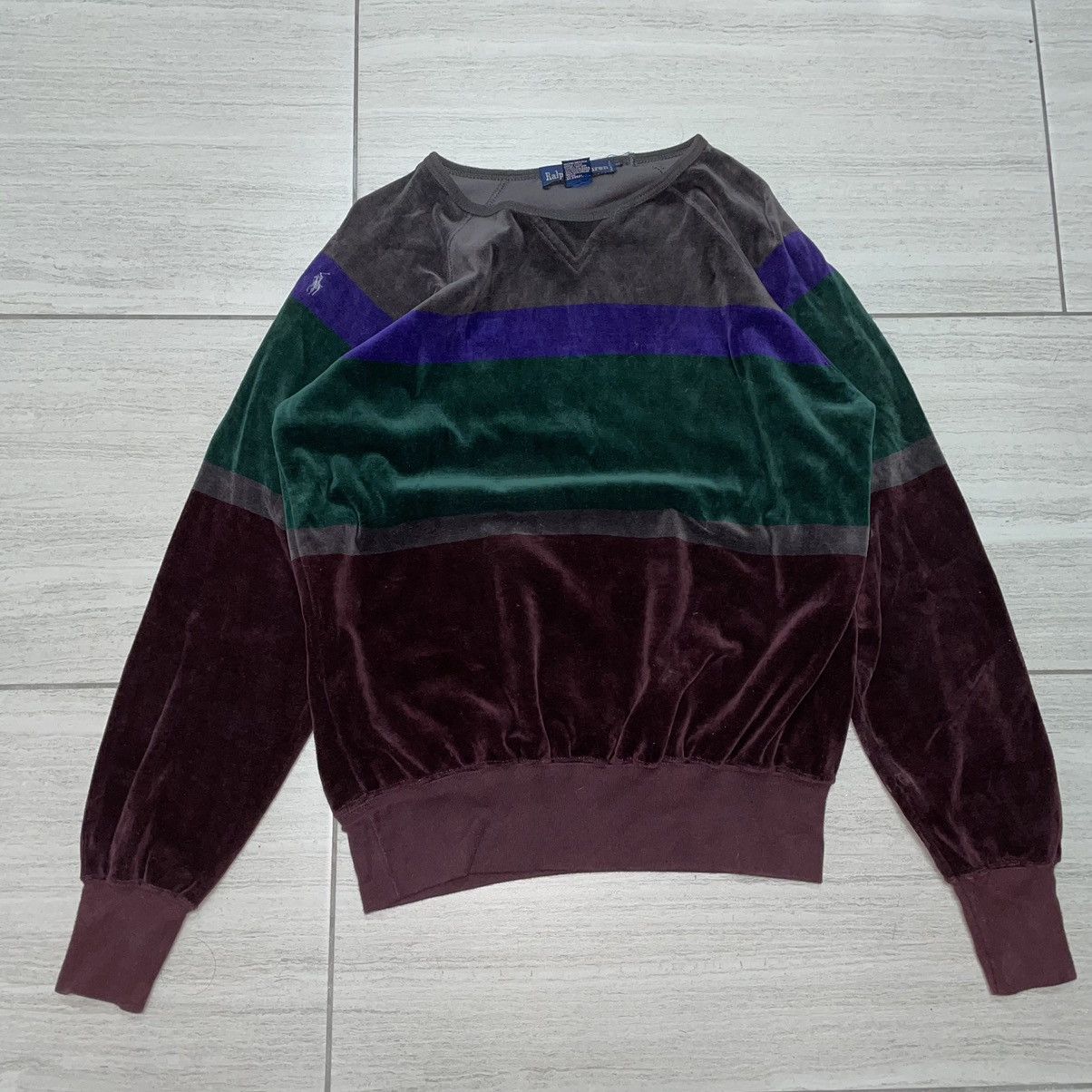 Ralph Lauren Polo Ralph Lauren Velour Sweater Size US M / EU 48-50 / 2 - 1 Preview