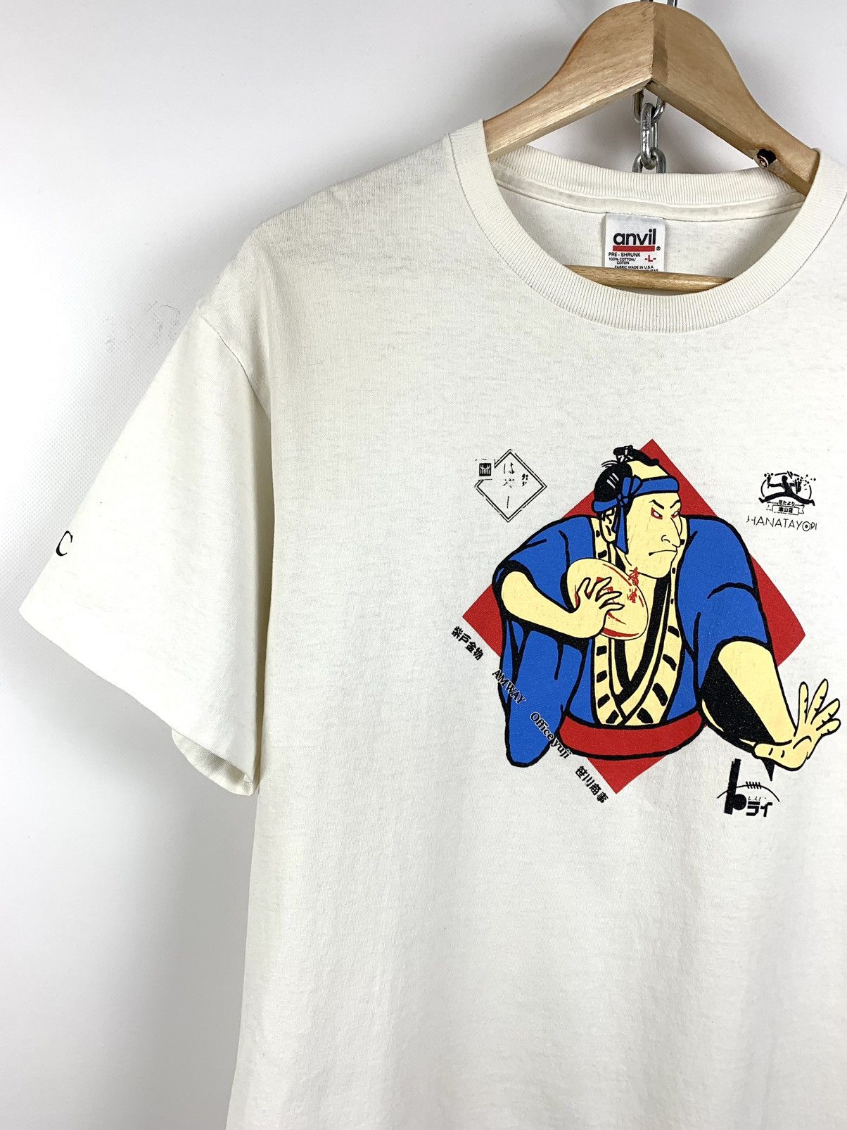 Japanese Brand Vintage Utamaro Art Japanese Samurai NFL Made in USA T-Shirt Size US M / EU 48-50 / 2 - 3 Thumbnail