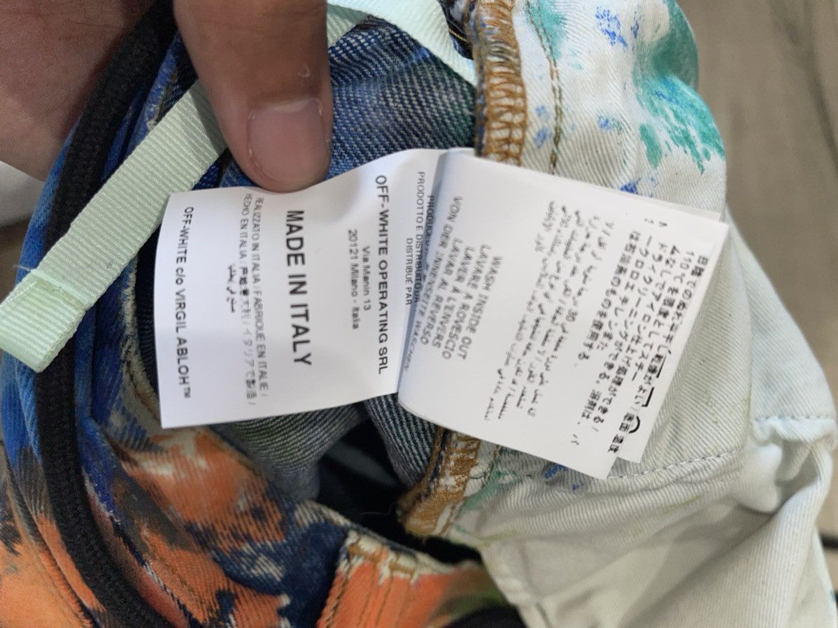 Off-White Off White Tie Dye Jeans Size US 32 / EU 48 - 7 Thumbnail