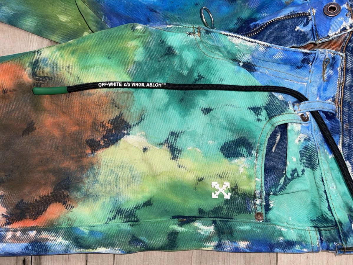 Off-White Off White Tie Dye Jeans Size US 32 / EU 48 - 3 Thumbnail