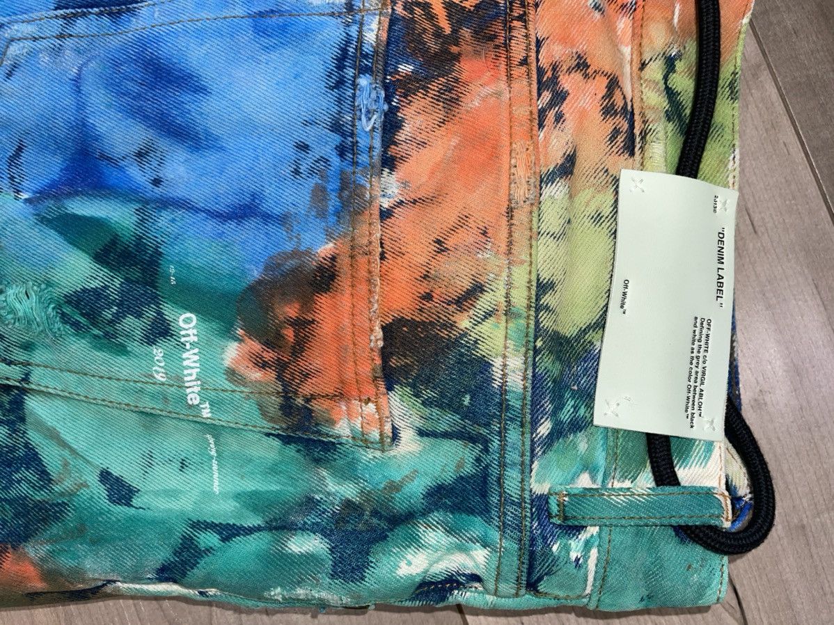 Off-White Off White Tie Dye Jeans Size US 32 / EU 48 - 6 Thumbnail