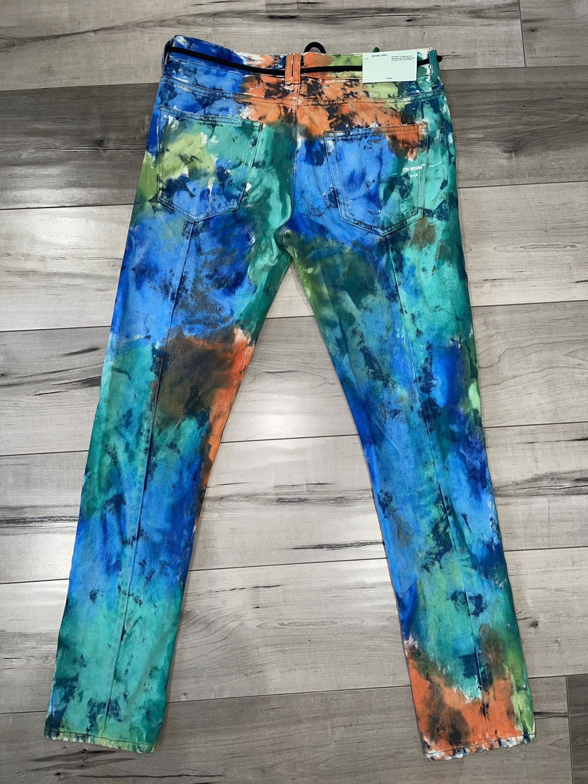 Off-White Off White Tie Dye Jeans Size US 32 / EU 48 - 9 Thumbnail