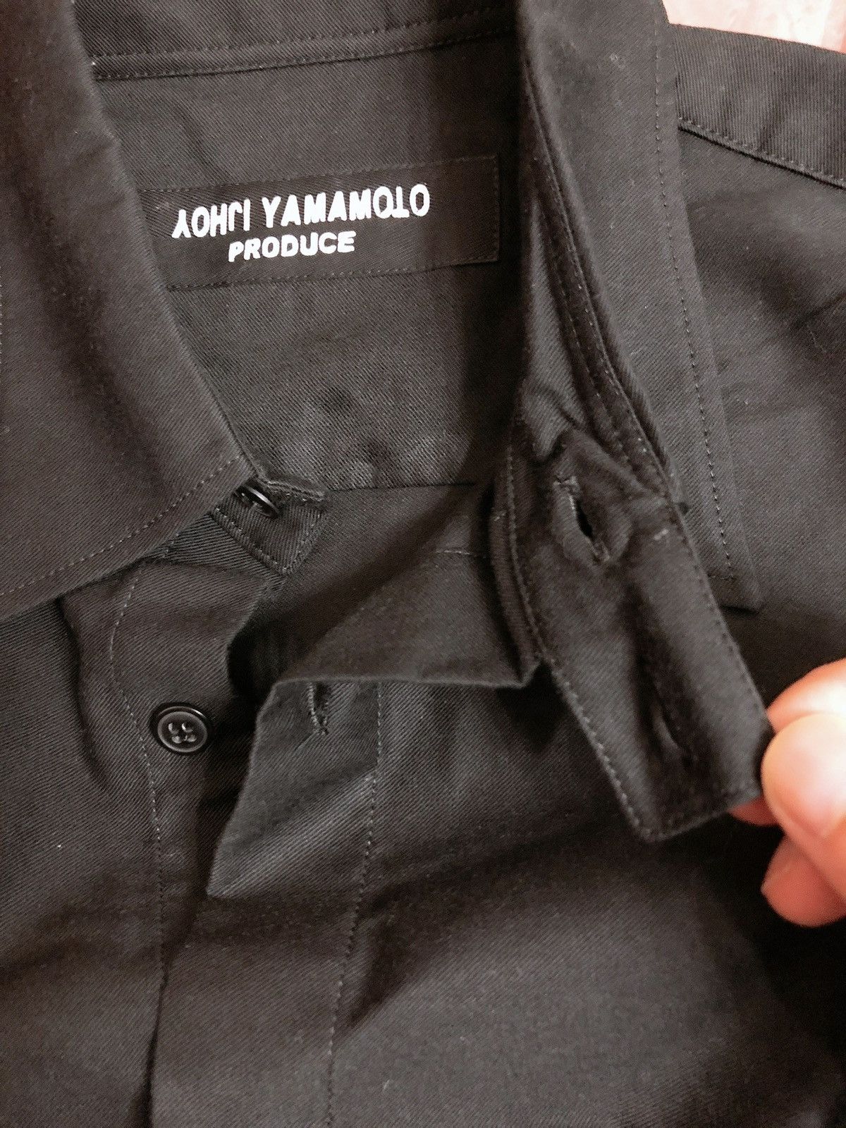 Yohji Yamamoto Yohji Yamamoto back-print Staff Shirt black color Size US L / EU 52-54 / 3 - 5 Thumbnail