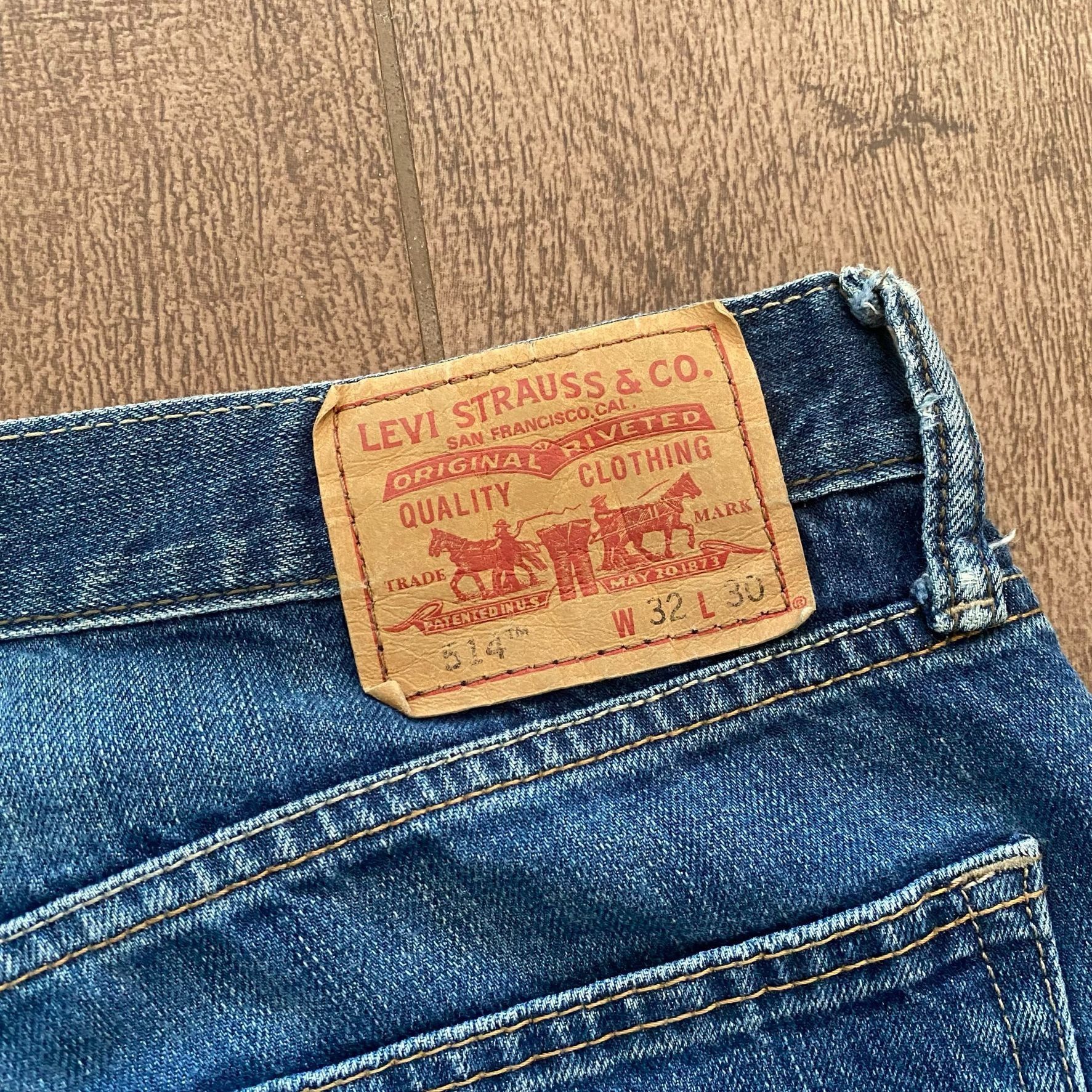 Levi's Levi 514 Slim Straight Jeans 32x30 Size US 32 / EU 48 - 4 Thumbnail