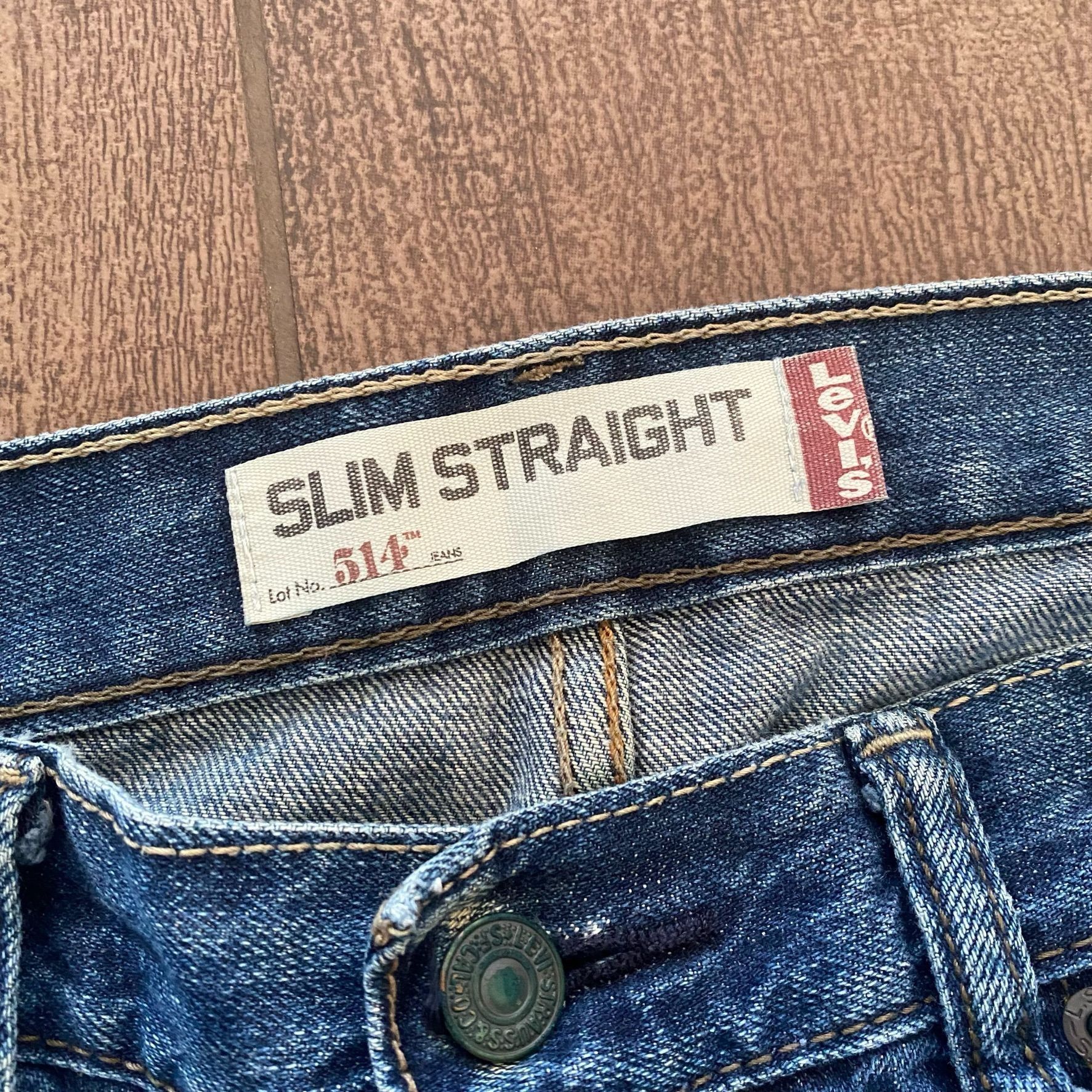 Levi's Levi 514 Slim Straight Jeans 32x30 Size US 32 / EU 48 - 2 Thumbnail