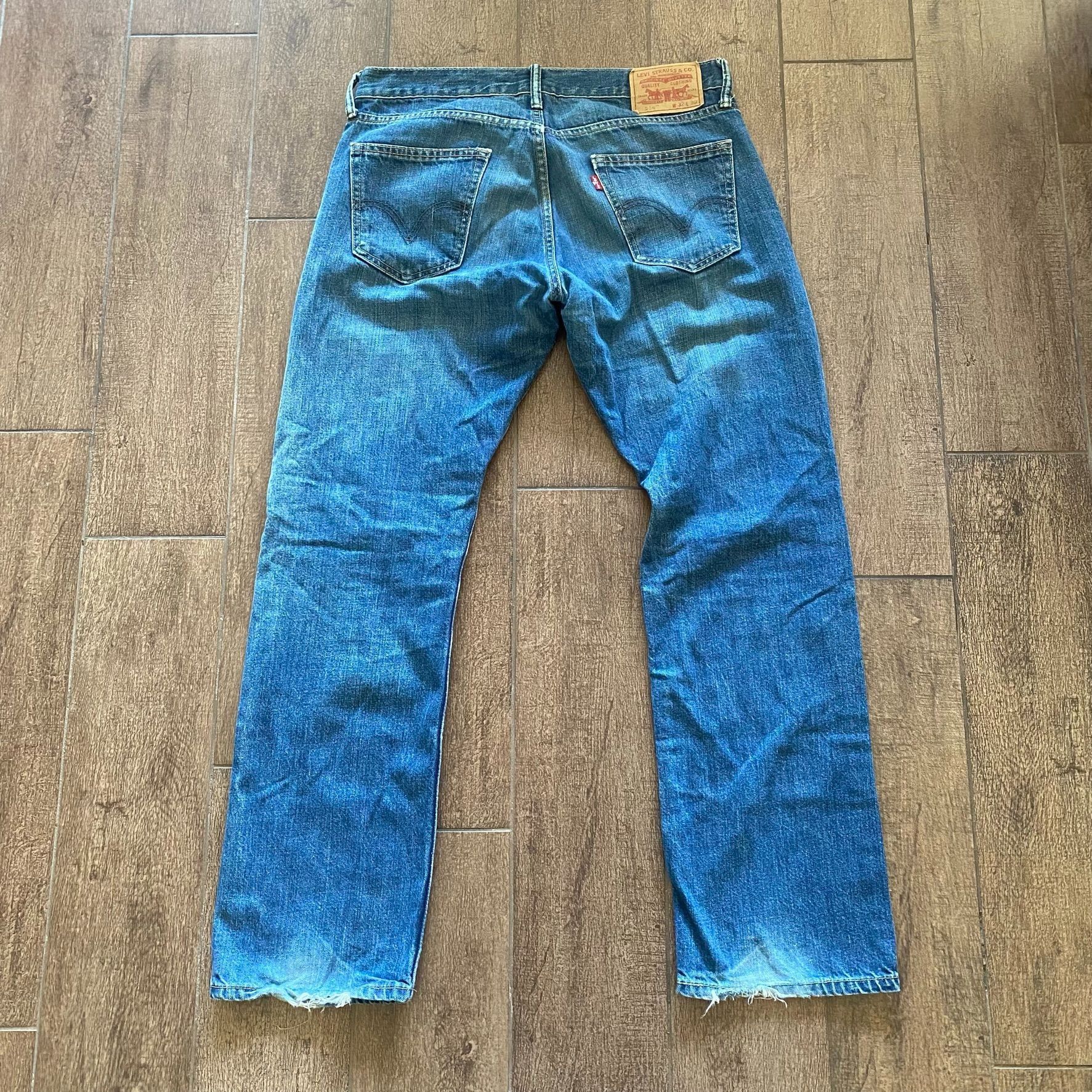 Levi's Levi 514 Slim Straight Jeans 32x30 Size US 32 / EU 48 - 3 Thumbnail