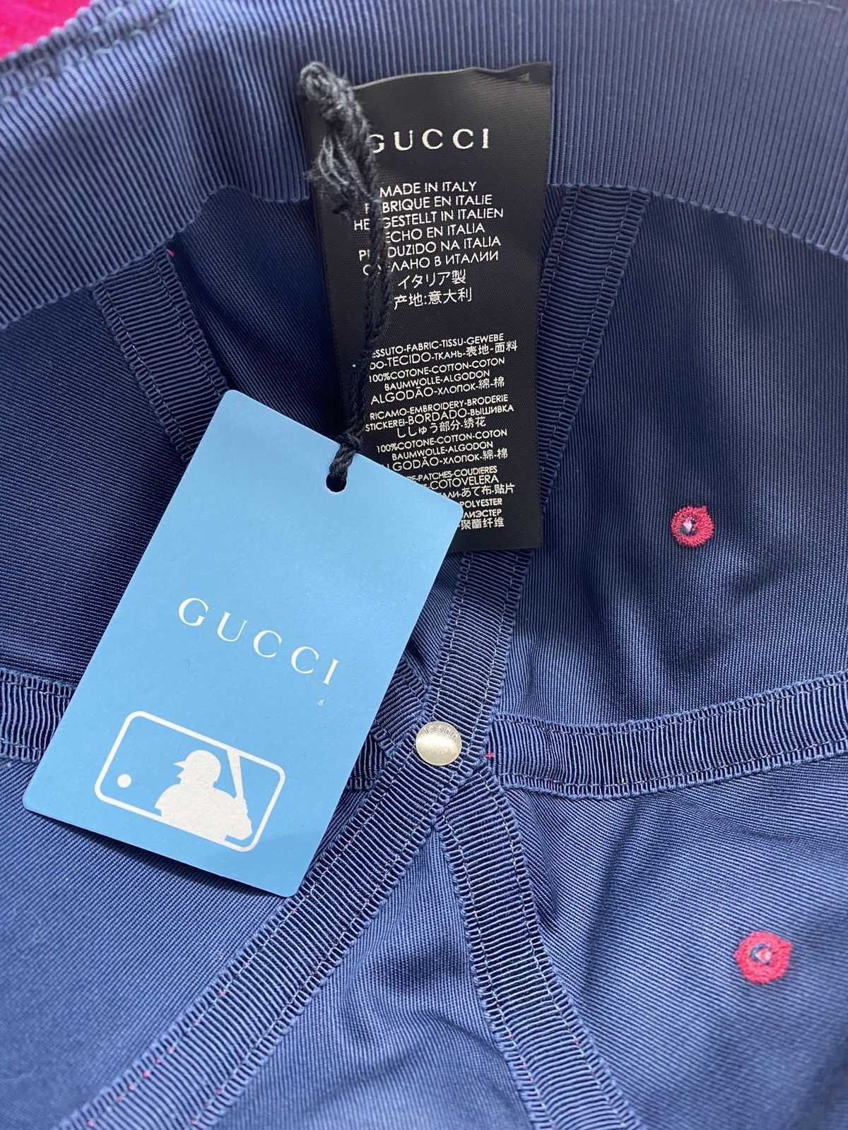 Gucci Gucci x MLB NY Yankees Cap Size ONE SIZE - 10 Thumbnail