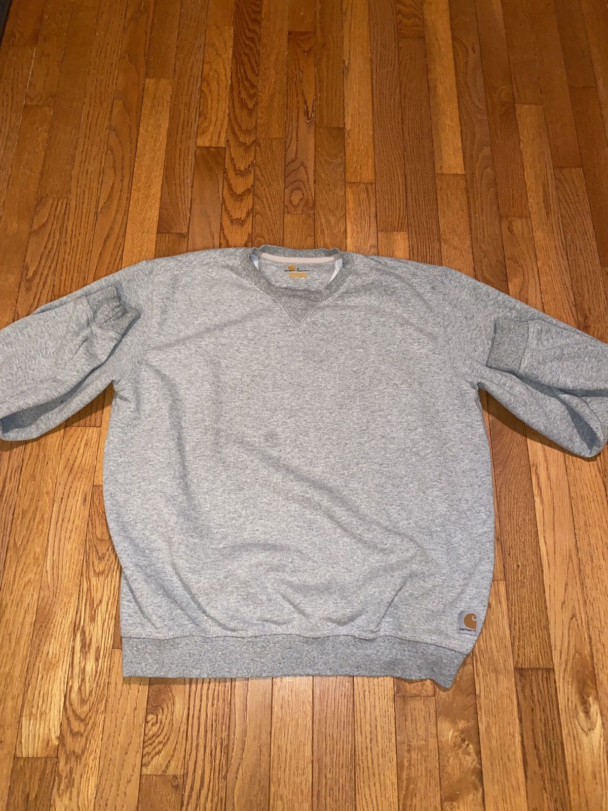 Carhartt Carhartt Blank Grey Crewneck Size Large | Grailed