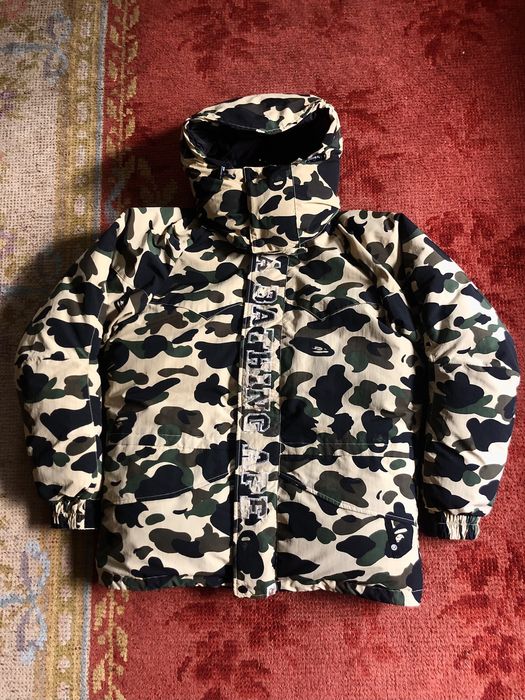 Bape A Bathing Ape (Bape) Puffer Snowboard Jacket 1st camo | Grailed