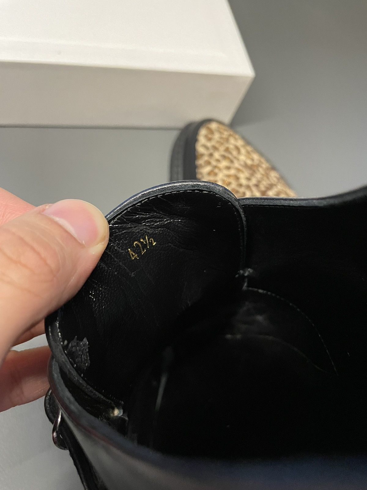 Celine × Hedi Slimane Celine Hedi Slimane Leopard Creeper Loafer Super Runway Size US 9.5 / EU 42-43 - 4 Thumbnail