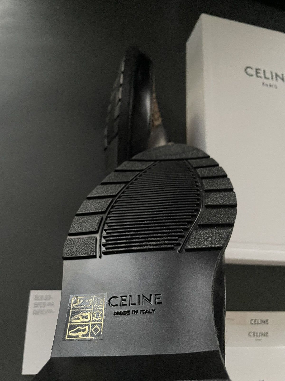 Celine × Hedi Slimane Celine Hedi Slimane Leopard Creeper Loafer Super Runway Size US 9.5 / EU 42-43 - 24 Thumbnail