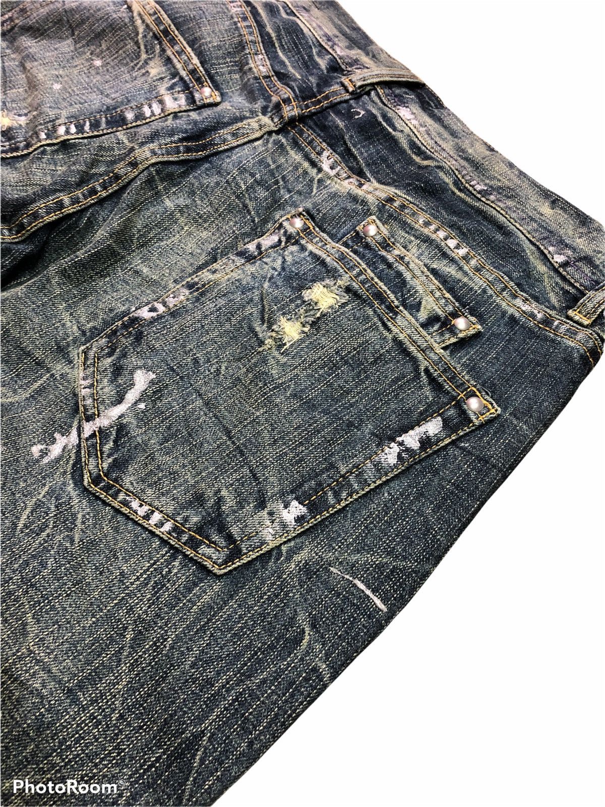 Other PAINTED DISTRESSED DENIM Size US 35 - 3 Thumbnail