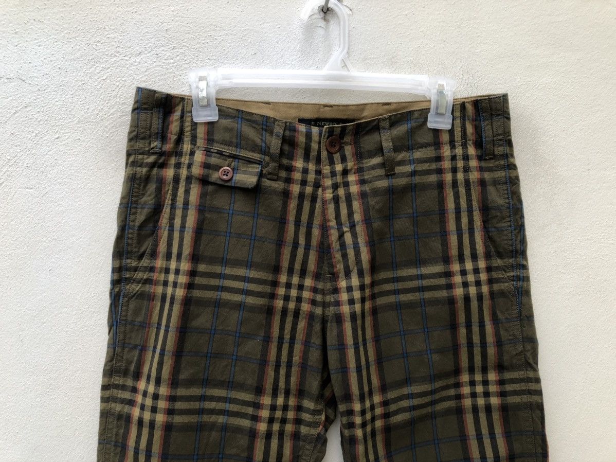 Paul Smith R. Newbold Classic Checkered Waxed Chinos Trouser Pant Size US 31 - 2 Thumbnail