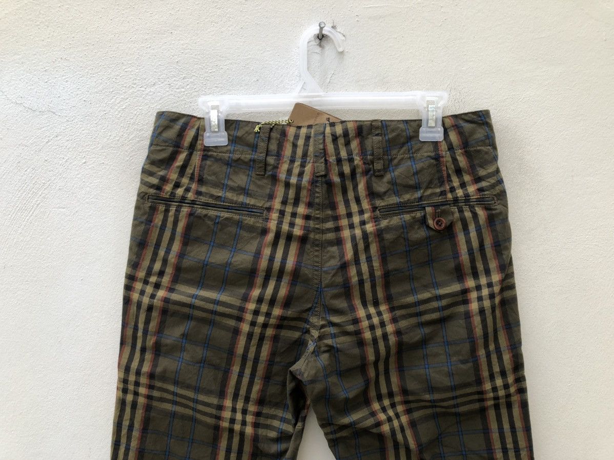 Paul Smith R. Newbold Classic Checkered Waxed Chinos Trouser Pant Size US 31 - 8 Thumbnail