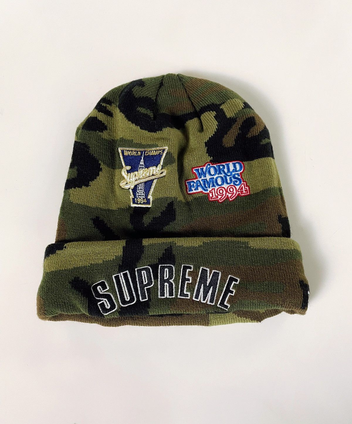 Logo Beanie Supreme New Era Championship Beanie Beanie Hats