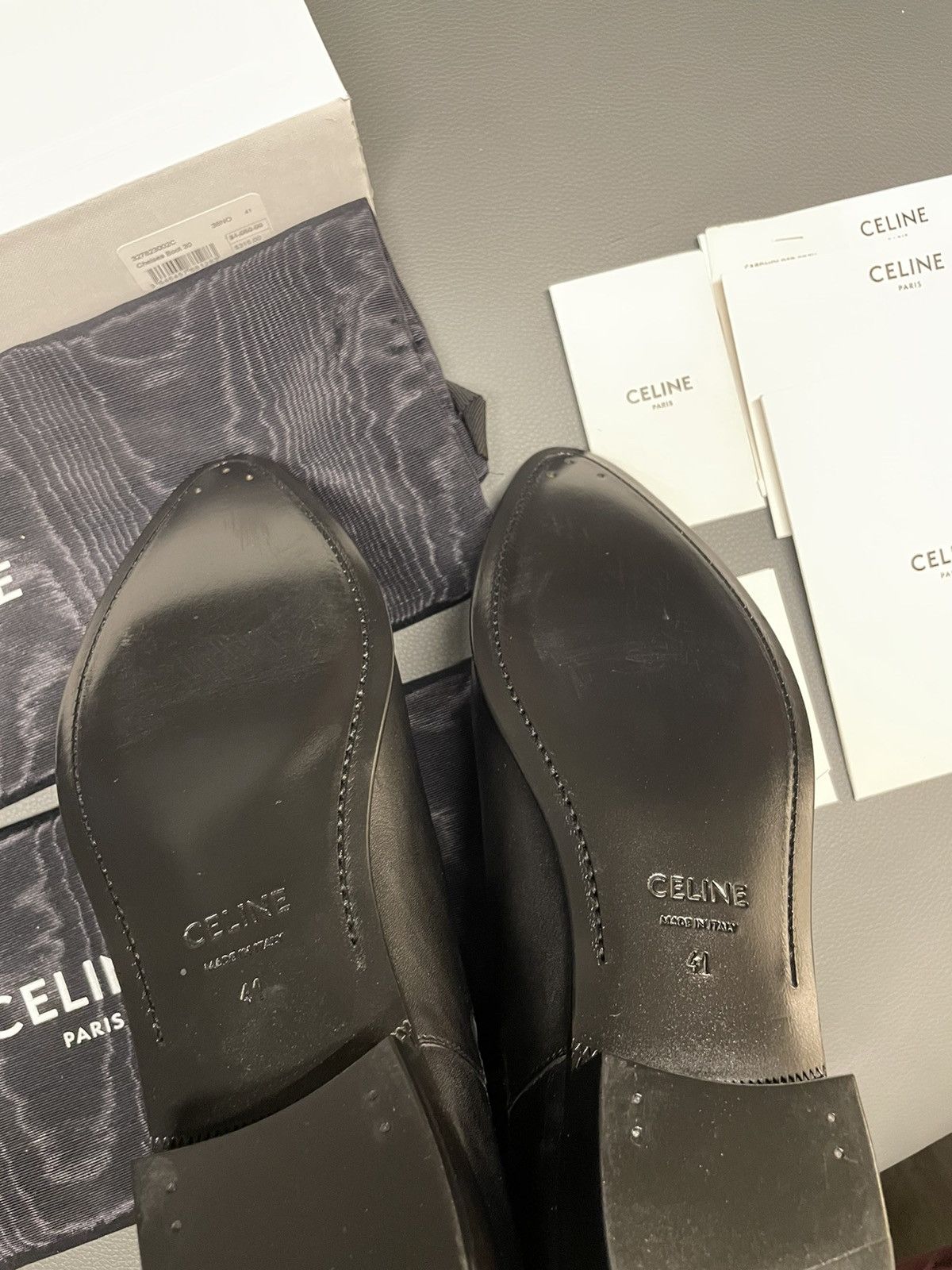 Celine × Hedi Slimane Super Runway Brand NEW Hedi Chelsea Boots Limited Edition Size US 8 / EU 41 - 8 Thumbnail
