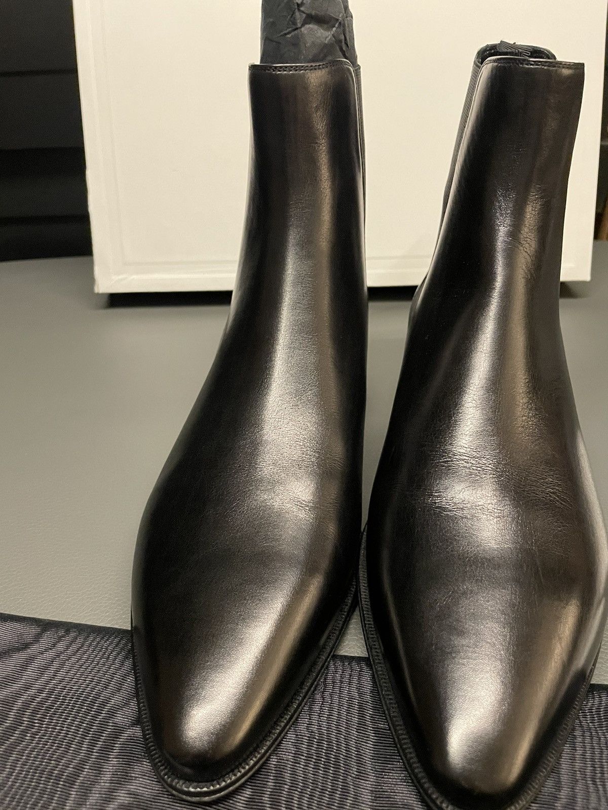 Celine × Hedi Slimane Super Runway Brand NEW Hedi Chelsea Boots Limited Edition Size US 8 / EU 41 - 18 Thumbnail