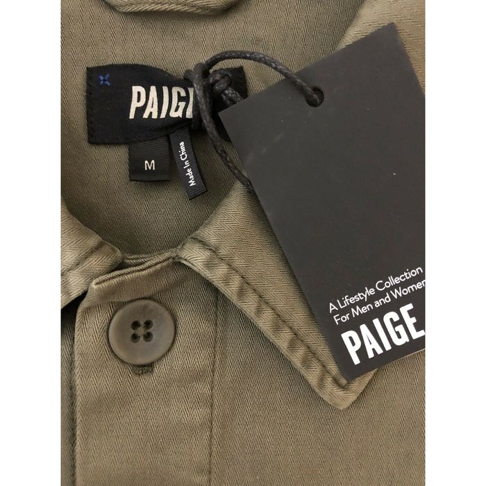 Paige Paige Men's ALVA Military Jacket Olive drab green MED Grailed