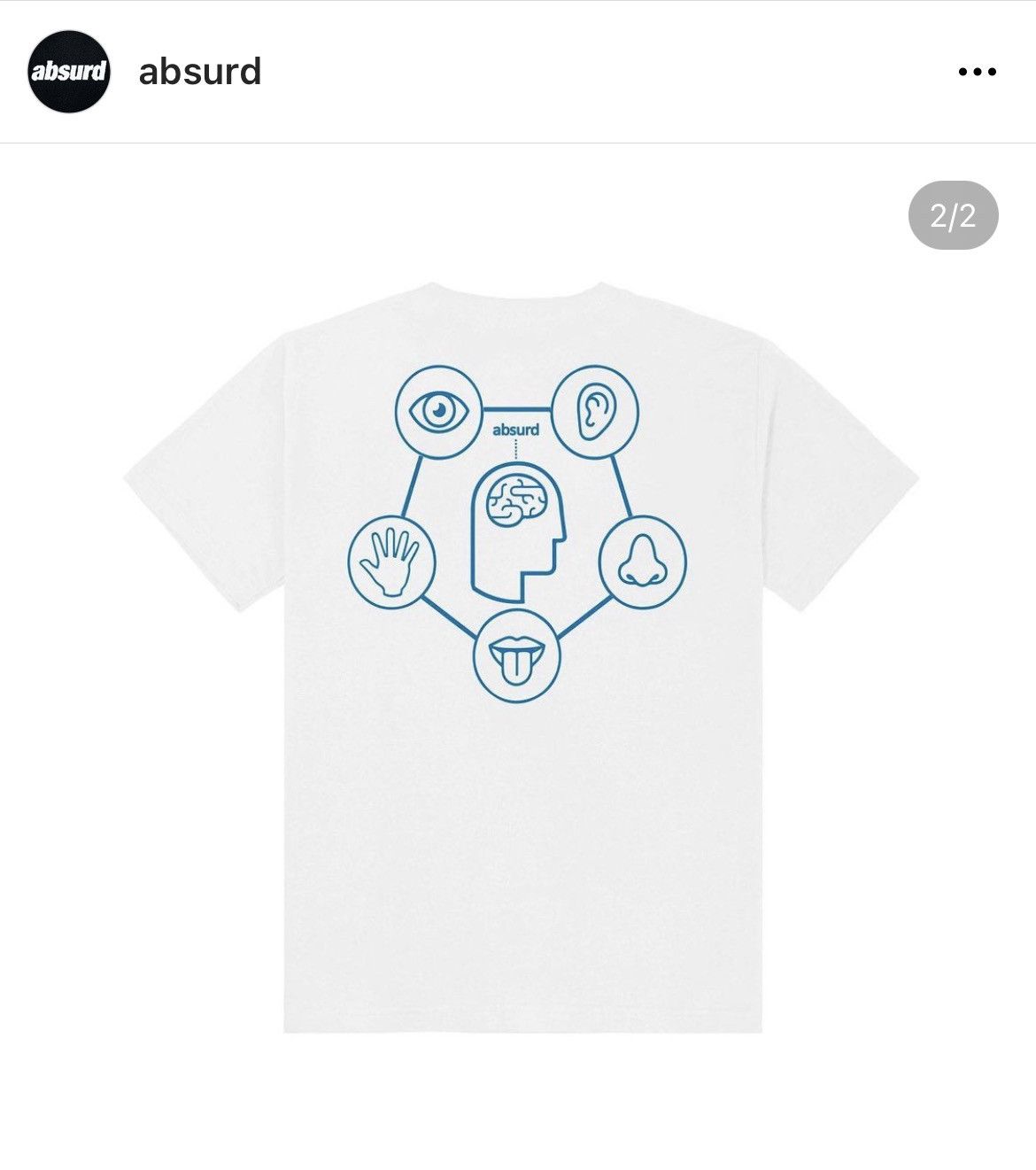 Absurd 5 Senses 5 year anniversary tee Size US L / EU 52-54 / 3 - 1 Thumbnail