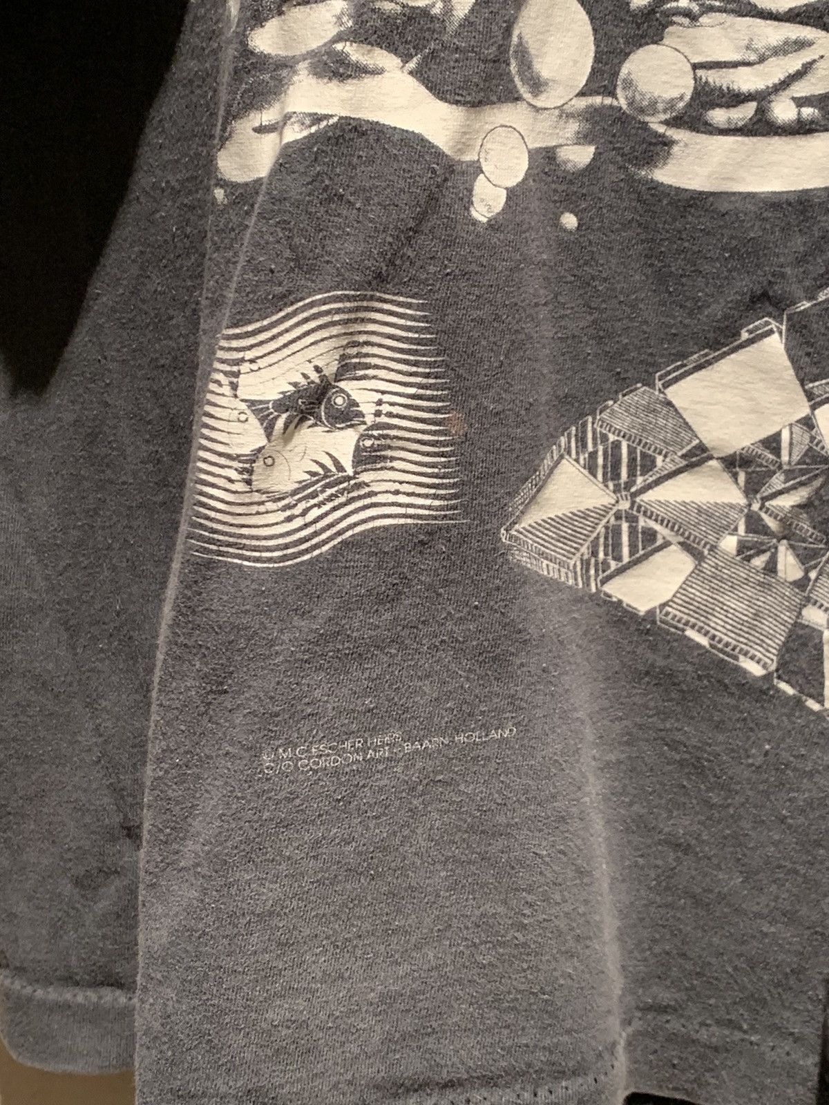 Other × Vintage *RARE* Vintage M.C. Escher Official Print USA Made Shirt Size US L / EU 52-54 / 3 - 3 Thumbnail
