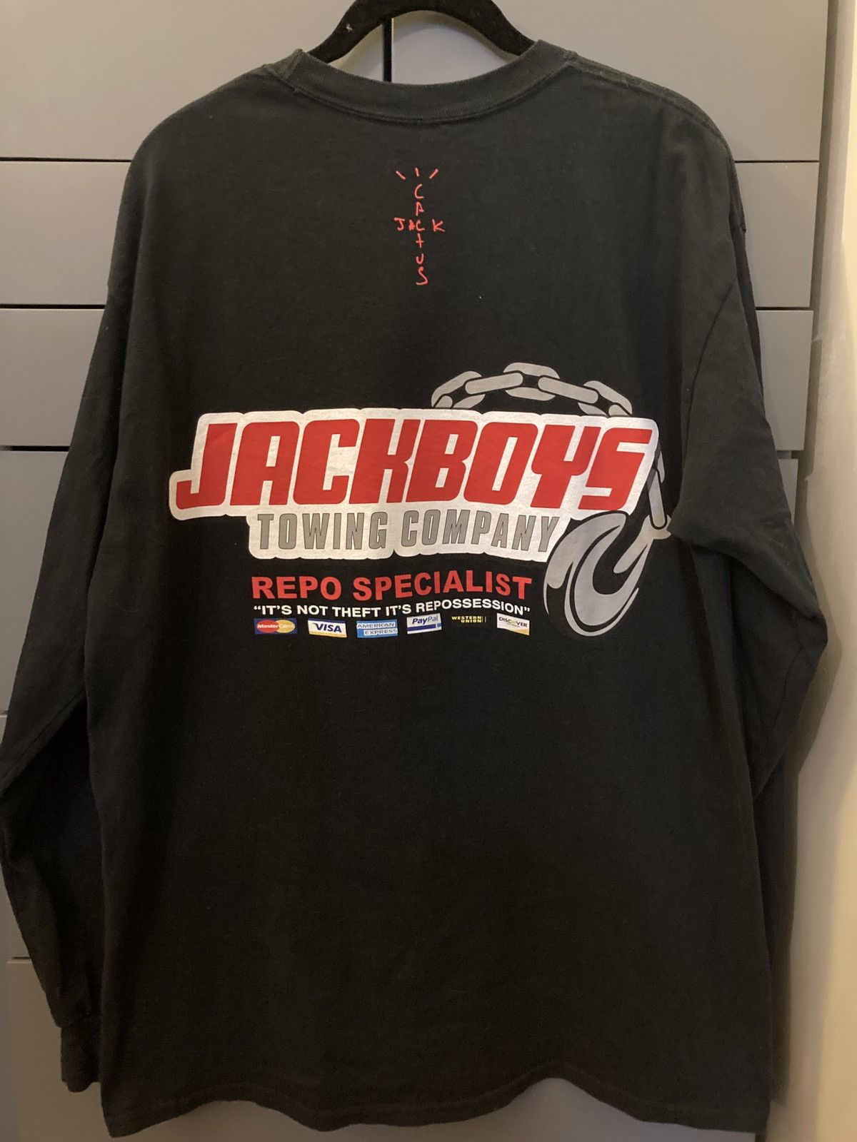 Travis Scott Travis Scott (Cactus Jack) jackboys LS Repo tee Size US M / EU 48-50 / 2 - 5 Thumbnail