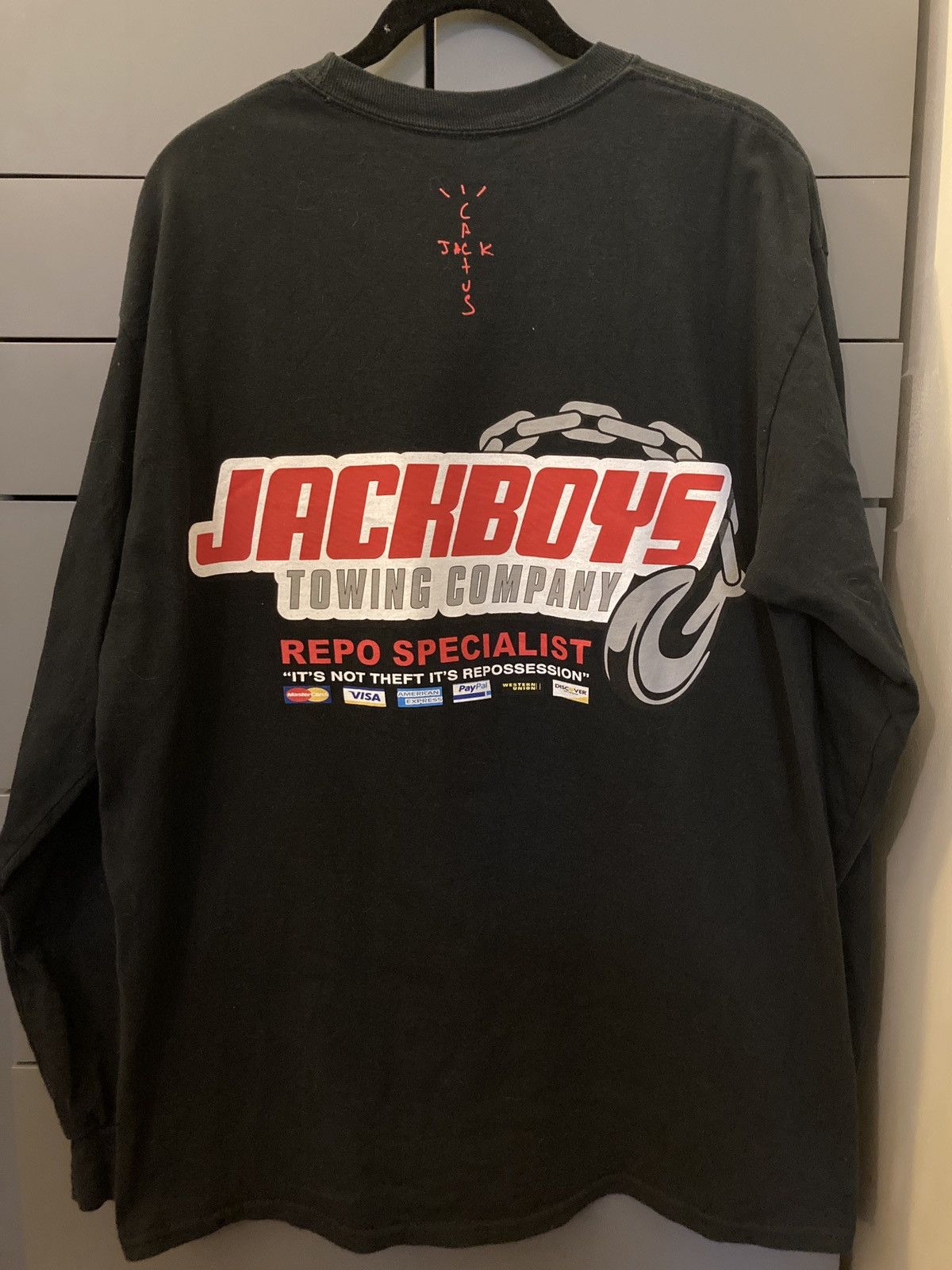 Travis Scott Travis Scott (Cactus Jack) jackboys LS Repo tee Size US M / EU 48-50 / 2 - 1 Thumbnail