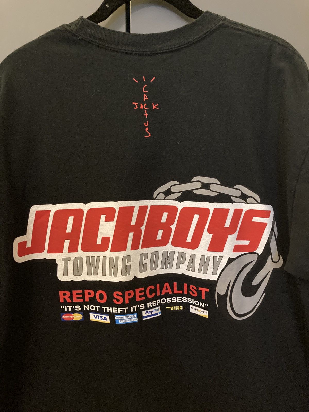 Travis Scott Travis Scott (Cactus Jack) jackboys LS Repo tee Size US M / EU 48-50 / 2 - 6 Thumbnail