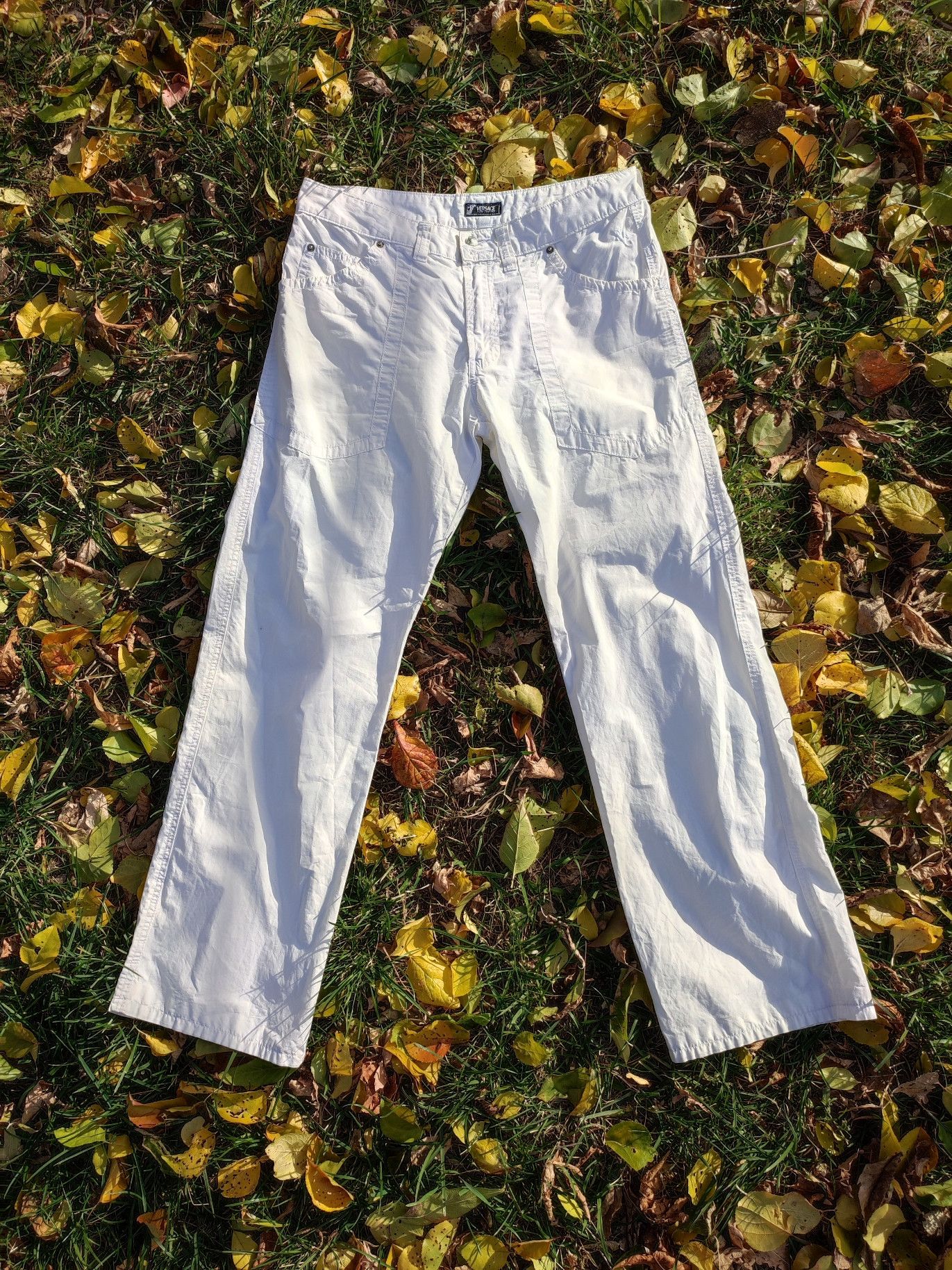 Versace Jeans Couture Versace vintage classic light pants Size US 33 - 2 Thumbnail